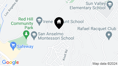 Map of 415 Sequoia Dr, San Anselmo CA, 94960