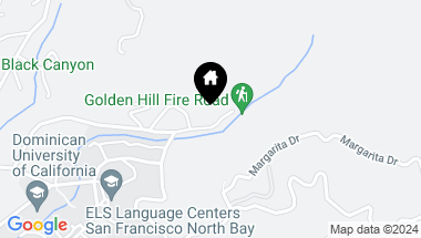 Map of 31 Gold Hill Grade Rd, San Rafael CA, 94901