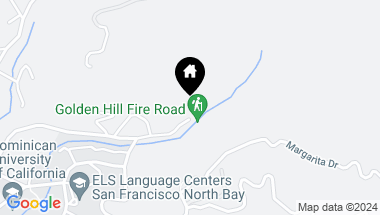 Map of 61 Gold Hill Grade Rd, San Rafael CA, 94901