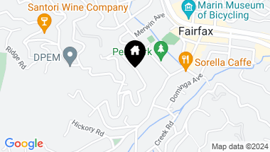 Map of 64 Frustuck Avenue, Fairfax CA, 94930