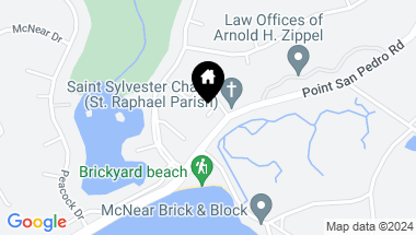 Map of 8 Chapel Cove Court Ct, San Rafael CA, 94901