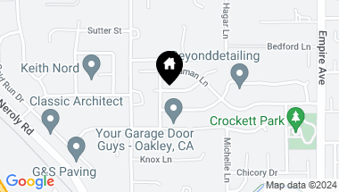 Map of 2323 Crockett Lane, Oakley CA, 94561
