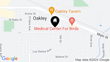Map of 408 E Home St, Oakley CA, 94561