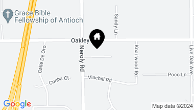 Map of 2951 Almondwood Place, Oakley CA, 94561