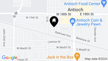 Map of 2014 C Street, Antioch CA, 94509