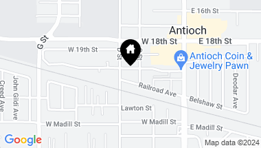 Map of Railroad Ave, Antioch CA, 94509