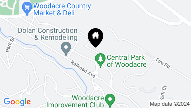 Map of 199 Central Ave, Woodacre CA, 94973