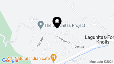 Map of 185 E Cintura Ave, Lagunitas CA, 94938