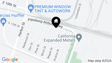 Map of 1120 Maple St., Pittsburg CA, 94565