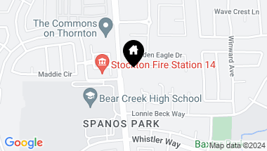 Map of 10602 Thornton Road, Stockton CA, 95209