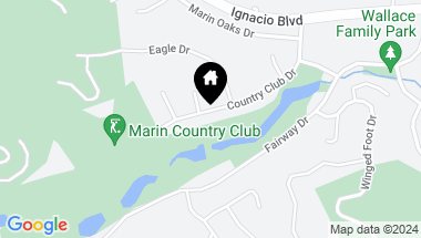 Map of 285 Country Club Dr, Novato CA, 94949