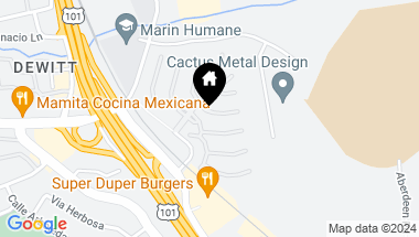 Map of 508 Vera Cruz Ave, Novato CA, 94949