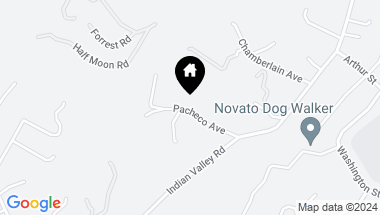Map of Pacheco Ave, Novato CA, 94947