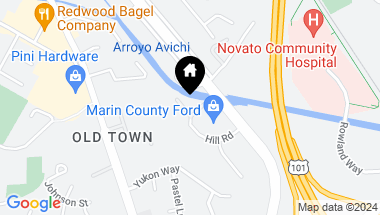 Map of 212 Seagull Row, Novato CA, 94945