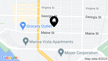 Map of 520-522 Maine St, Vallejo CA, 94590