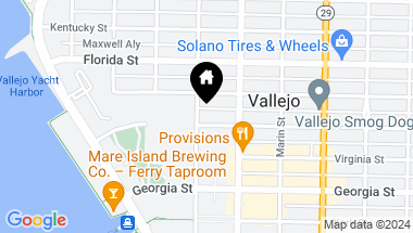 Map of 308 Capitol St, Vallejo CA, 94590