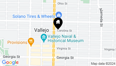 Map of 615 Carolina St, Vallejo CA, 94590
