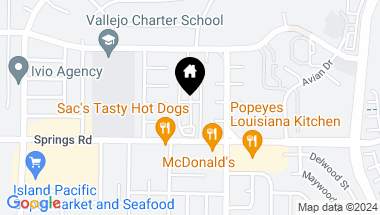 Map of 2500 Springs Rd #143, Vallejo CA, 94591