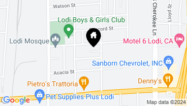 Map of 1115 S Central Avenue, Lodi CA, 95240