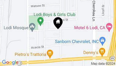 Map of 1111 S Central Avenue, Lodi CA, 95240