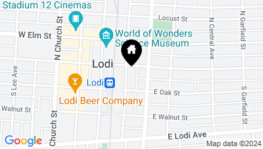 Map of 4 S Main Street, Lodi CA, 95240