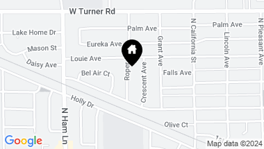 Map of 716 Roper Avenue, Lodi CA, 95240