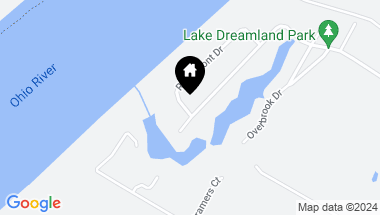 Map of 4610 Lake Dreamland Dr, Louisville KY, 40216