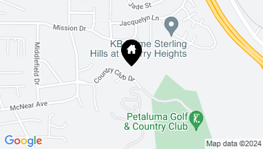 Map of 1085 Country Club Dr, Petaluma CA, 94952