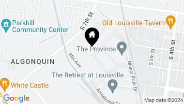 Map of 631 Davies Ave, Louisville KY, 40208