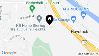 Map of 542 Sapphire St, Petaluma CA, 94952