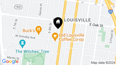 Map of 1234 S 3rd St, Louisville KY, 40203