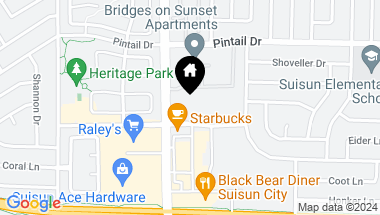 Map of 333 Sunset Ave, Suisun City CA, 94585