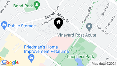 Map of 88 Park Place Dr, Petaluma CA, 94954