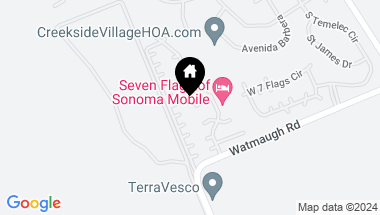 Map of 87 Saint George Mews, Sonoma CA, 95476