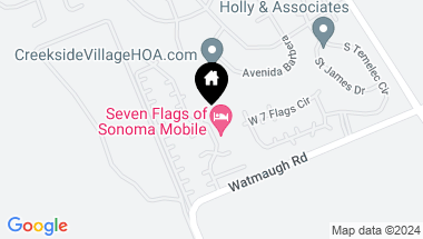 Map of 25 Benicia Way, Sonoma CA, 95476