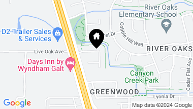 Map of 716 Parkridge Drive, Galt CA, 95632