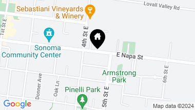 Map of 453 East Napa St, Sonoma CA, 95476