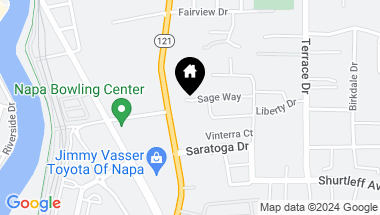 Map of 167 Sage Way, Napa CA, 94559