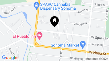Map of 836 W Spain St #6, Sonoma CA, 95476