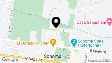 Map of 301 1st St W, Sonoma CA, 95476