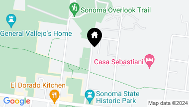 Map of 196 1st St E, Sonoma CA, 95476