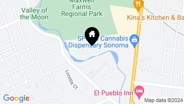 Map of 63 Ramon St, Sonoma CA, 95476