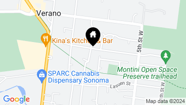 Map of 725 Fano Ln, Sonoma CA, 95476