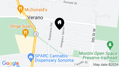 Map of 715 Merritt Ct, Sonoma CA, 95476