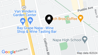 Map of 1643 Myrtle St, Napa CA, 94558