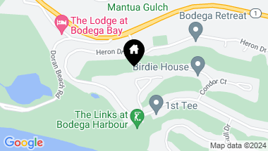Map of 161 Surfbird Ct, Bodega Bay CA, 94923
