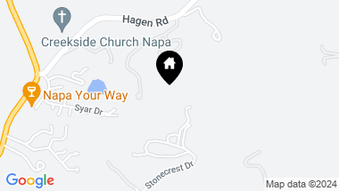 Map of 34 Old Coach Rd, Napa CA, 94558