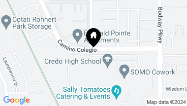 Map of 8901 Camino Colegio Rd, Rohnert Park CA, 94928