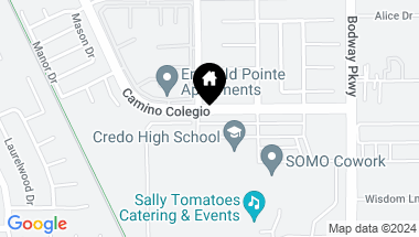 Map of 8909 Camino Colegio Rd, Rohnert Park CA, 94928