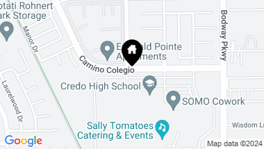 Map of 8905 Camino Colegio Rd, Rohnert Park CA, 94928